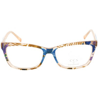 Ccs By Coco Song Unisex Eyeglasses - Clear Lens Multicolor Square Frame | CCS100 03-09 ,