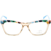 Ccs By Coco Song Unisex Eyeglasses - Clear Lens Square Plastic Frame | CCS111 02-09 ,