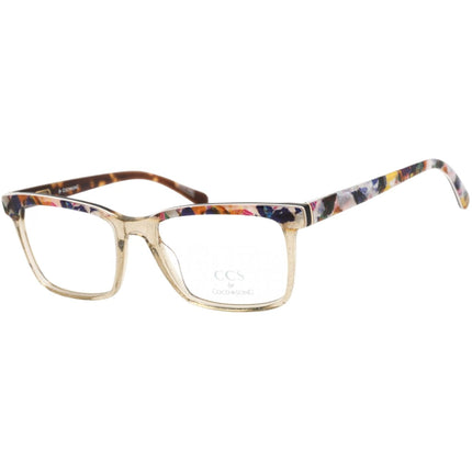 Ccs By Coco Song Unisex Eyeglasses - Multicolor Full Rim Square Frame | CCS108 02-09 ,