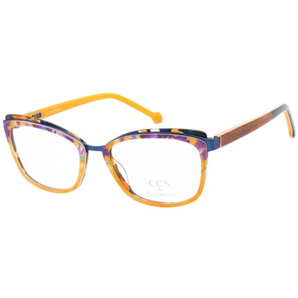 Ccs By Coco Song Women's Eyeglasses - Multicolor Cat Eye Shaped Frame | CCS122 05-09 ,