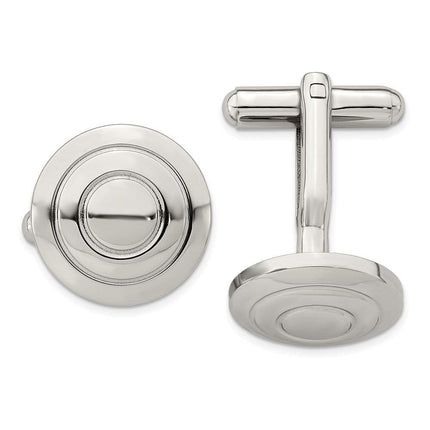 Stainless Steel Polished Cufflinks ,