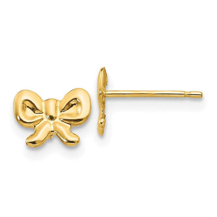 Madi K Kid's 14k Bow Post Earrings ,