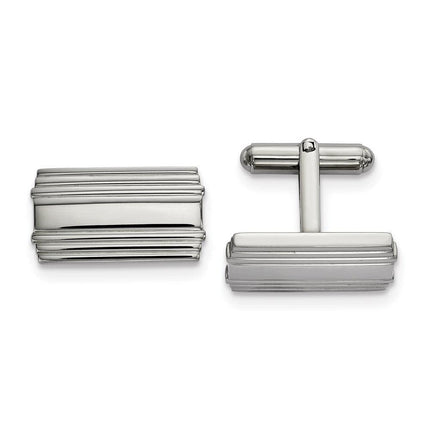 Stainless Steel Polished Cufflinks ,
