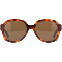 Celine Women's Sunglasses - Brown Lens Full Rim Shiny Havana Frame | CL40189I 53E ,