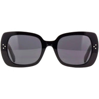 Celine Women's Sunglasses - Dark Grey Lens Shiny Black Cat Eye Frame | CL40188I 01A ,