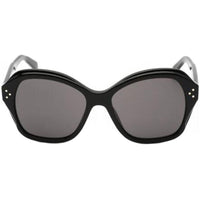 Celine Women's Sunglasses - Dark Grey Lens Shiny Black Plastic Frame | CL40200I 01A ,