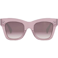 Celine Women's Sunglasses - Gradient Lens Lilac Plastic Cat Eye Frame | CL4004IN 78Z ,