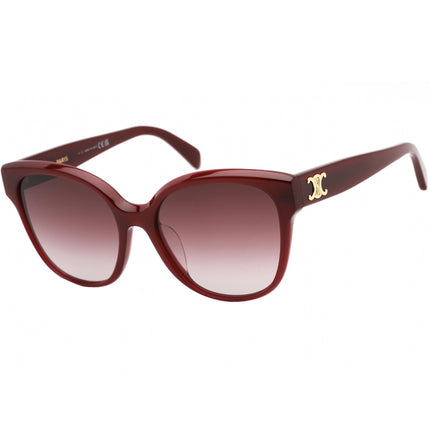 Celine Women's Sunglasses - Polarized Lens Shiny Bordeaux Plastic Frame | CL40204F 69T ,
