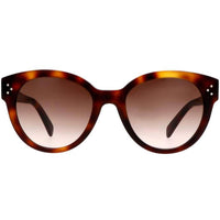 Celine Women's Sunglasses - Shiny Dark Havana Cat Eye Plastic Frame | CL40169I 53F ,