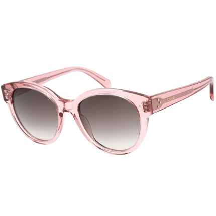 Celine Women's Sunglasses - Shiny Pink Crystal Cat Eye Plastic Frame | CL40169I 72F ,