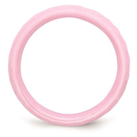 Ceramic Pink Faceted 6mm Polished Band ,