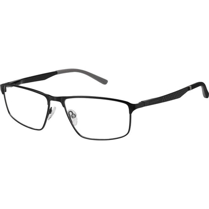 Champion Men's Eyeglasses - Demo Lens Matte Black Rectangular Frame | CUFL1004 C02 ,