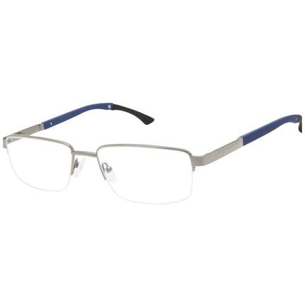 Champion Men's Eyeglasses - Demo Lens Matte Gunmetal Rectangular Frame | CUTRIAD C03 ,