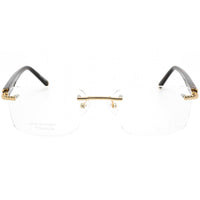 Charriol Men's Eyeglasses - Adjustable Nose Pad Shiny Gold/Black Frame | PC75083 C03 ,