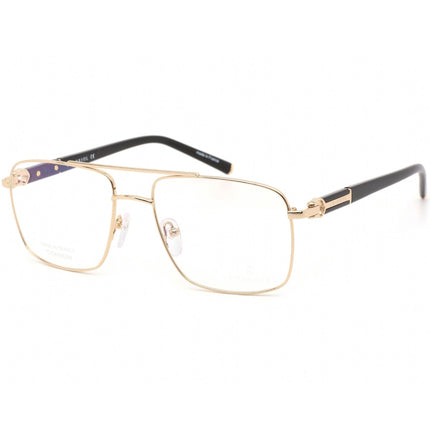 Charriol Men's Eyeglasses - Full Rim Shiny Gold and Black Square Frame | PC75075 C01 ,