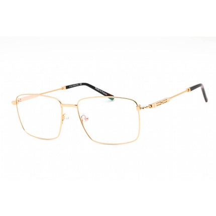 Charriol Men's Eyeglasses - Full Rim Shiny Gold Rectangular Titanium | PC75101 C01 ,