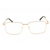 Charriol Men's Eyeglasses - Full Rim Shiny Gold Rectangular Titanium | PC75101 C01 ,