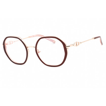Charriol Men's Eyeglasses - Full Rim Shiny Pink Gold/Burgundy Hexagon | PC71050 C03 ,