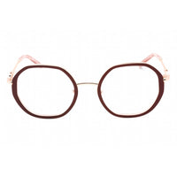 Charriol Men's Eyeglasses - Full Rim Shiny Pink Gold/Burgundy Hexagon | PC71050 C03 ,