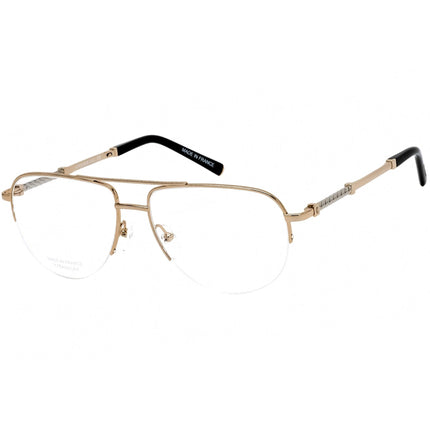 Charriol Men's Eyeglasses - Half Rim Gold and Silver Oval Shape Frame | PC75065 C01 ,
