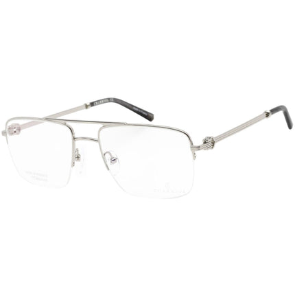 Charriol Men's Eyeglasses - Half Rim Shiny Silver/Black Titanium Frame | PC75080 C02 ,