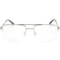 Charriol Men's Eyeglasses - Half Rim Shiny Silver/Black Titanium Frame | PC75080 C02 ,