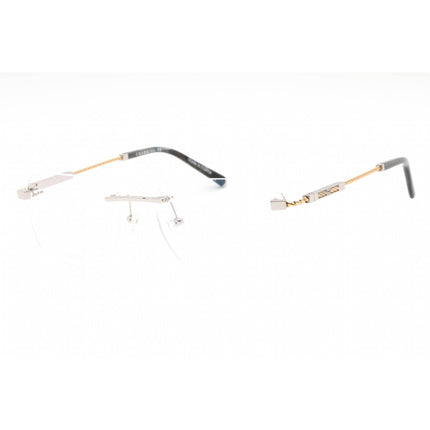 Charriol Men's Eyeglasses - Rimless Shiny Argent/Gold Titanium Frame | PC75104 C02 ,
