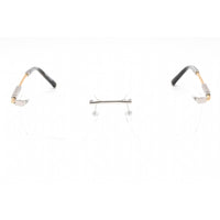 Charriol Men's Eyeglasses - Rimless Shiny Argent/Gold Titanium Frame | PC75104 C02 ,