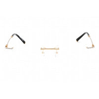 Charriol Men's Eyeglasses - Rimless Shiny Gold/Silver Titanium Frame | PC75098 C03 ,