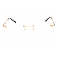 Charriol Men's Eyeglasses - Rimless Shiny Gold/Silver Titanium Frame | PC75103 C03 ,