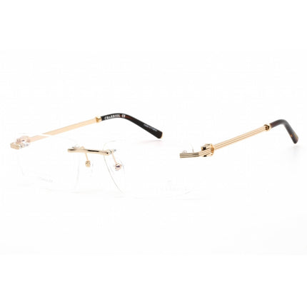 Charriol Men's Eyeglasses - Rimless Shiny Light Gold Rectangular Frame | PC75081 C03 ,
