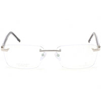 Charriol Men's Eyeglasses - Rimless Shiny Silver/Black Titanium Frame | PC75074 C02 ,