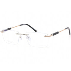 Charriol Men's Eyeglasses - Rimless Shiny Silver/Gold Titanium Frame | PC75072 C02