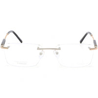 Charriol Men's Eyeglasses - Rimless Shiny Silver/Gold Titanium Frame | PC75072 C02 ,