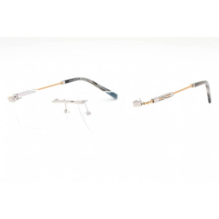 Charriol Men's Eyeglasses - Rimless Shiny Silver/Gold Titanium Frame | PC75103 C02 ,