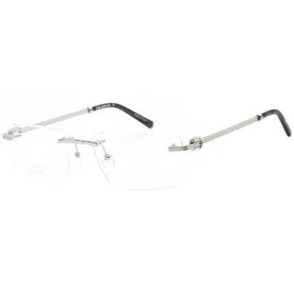 Charriol Men's Eyeglasses - Rimless Silver Rectangular Shaped Frame | PC75081 C02 ,