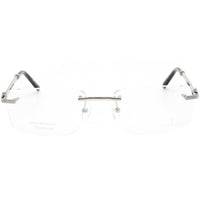 Charriol Men's Eyeglasses - Rimless Silver Rectangular Shaped Frame | PC75081 C02 ,