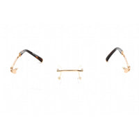 Charriol Men's Eyeglasses - Shiny Gold Titanium Rectangular Shape Frame | PC75088 C01 ,