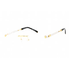 Charriol Men's Eyeglasses - Shiny Gold/Silver Titanium Rectangular Frame | PC75088 C03
