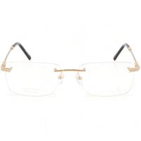 Charriol Men's Eyeglasses - Shiny Gold/Silver/Black Rectangular Frame | PC75078 C01 ,