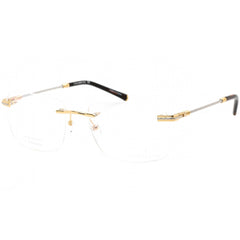 Charriol Men's Eyeglasses - Shiny Gold/Silver/Tortoise Titanium Frame | PC75085 C03