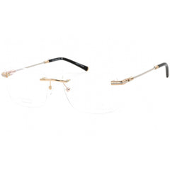 Charriol Men's Eyeglasses - Shiny Light Gold/Silver Rectangular Frame | PC75085 C01