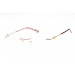 Charriol Men's Eyeglasses - Shiny Pink Gold/Silver Metal Cat Eye Frame | PC71047 C03