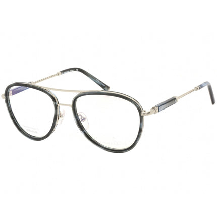 Charriol Men's Eyeglasses - Shiny Silver and Grey Aviator Shaped Frame | PC75070 C02 ,