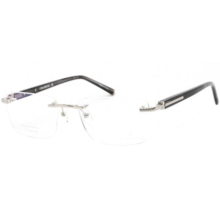 Charriol Men's Eyeglasses - Shiny Silver/Black Rectangular Shape Frame | PC75083 C02 ,