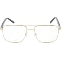 Charriol Men's Eyeglasses - Shiny Silver/Black Square Titanium Frame | PC75075 C02 ,