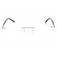 Charriol Men's Eyeglasses - Shiny Silver/Gold Rectangular Metal Frame | PC71051 C02 ,