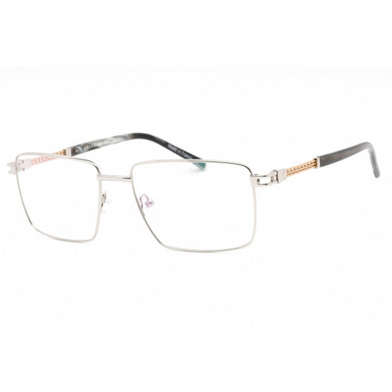 Charriol Men's Eyeglasses - Shiny Silver/Gold Rectangular Metal Frame | PC75093 C02 ,