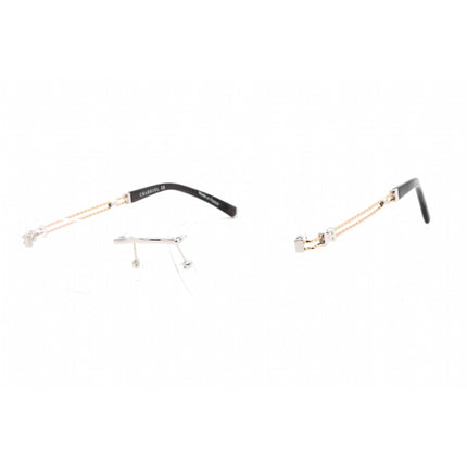 Charriol Men's Eyeglasses - Shiny Silver/Gold Titanium Rectangular Frame | PC75088 C02 ,
