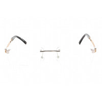 Charriol Men's Eyeglasses - Shiny Silver/Gold Titanium Rectangular Frame | PC75088 C02 ,